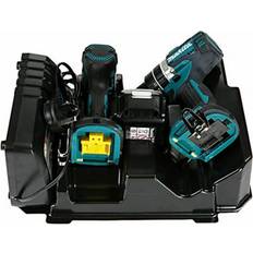 Makita Akku Set Makita 18V Combi Drill Impact Driver Inlay Dlx2176Tj Dlx2040Tj Dhp481