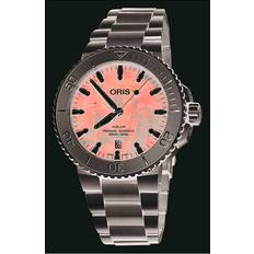 Oris Wrist Watches Oris Aquis Green Automatic 01 733 7730 4137-07 8 24 05PEB, Size 43.5mm