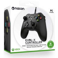 Nacon Wired Evol-X Official Controller Black Gamepad Microsoft Xbox Series S Bestillingsvare, leveringstiden kan ikke oplyses