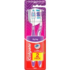 Colgate Tandbørster 2 stk. Zig-Zag SOFT