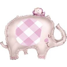 Festartikler Unique Baby Girl Elefant Folieballon
