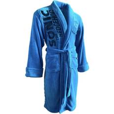 Blue Robes Sega Sonic Bathrobe Dressing Gown Belt Fleece Robe