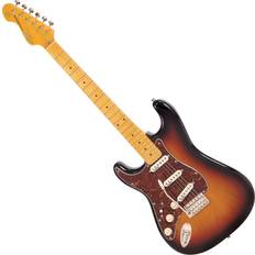 Musikinstrument Vintage Guitars V6 Reissued Left Handed MN Sunset Sunburst