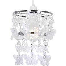 Acrylic Ceiling Lamps ValueLights Clear Acrylic Butterfly Pendant Lamp