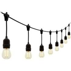 4lite Festoon 20M inkl. 20 Stk LED 2700K Lyskæde 20 Pærer