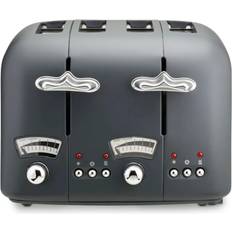 Toasters De'Longhi CT04.GY CT04 Argento Silva 4 Slice