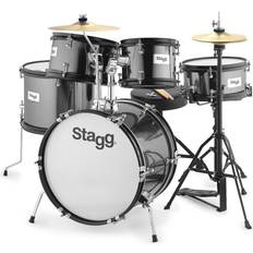 Batterie Stagg Tim Jr 5/16B Black Set Batteria Bambini