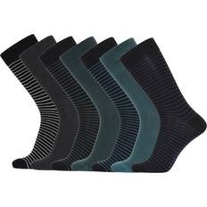 Ekologiska - Multifärgade Strumpor Claudio Ekologisk bomull, Strumpor, 7-pack, Flerfärgad randig 40-47