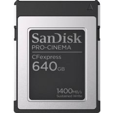 Memory Cards & USB Flash Drives SanDisk 640GB GL- PRO-CINEMA CFexpress Type B Card SDCFEC-640G-GN4NN