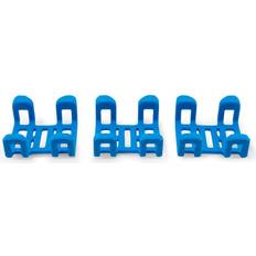 DOG 4 Rubber Clips x3, Blue