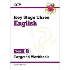 KS3 English Year 8 Targeted Workbook with answers CGP Books 9781789087840