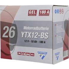 Akku - Motorradbatterie Batterien & Akkus Cartec Gel Motorradbatterie YTX12-BS 10Ah 180A