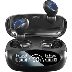 Wireless Earbuds,Bluetooth 5.3 Powerful Bass True Wireless Headphones,IPX7 Tech Noi