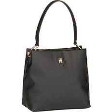 Tommy Hilfiger Sacs Seau Tommy Hilfiger Sac à main Th Soft Bucket AW0AW15878 Noir