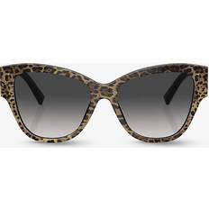 Dolce & Gabbana Lunettes de soleil Dolce & Gabbana Femme Sunglass DG4449 Léopard Marron