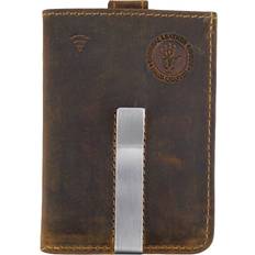 Greenburry vintage 1614-25 money-clip rfid-safe vintage - Braun