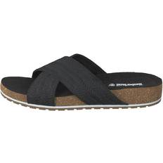 Timberland Hjemmesko & Sandaler Timberland Malibu Waves Cross Slide Black Embossed Suede