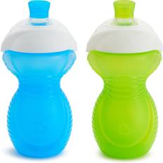 Sippy Cups Munchkin Click Lock Bite Proof Sippy Cup, Blue/Green, 9 Ounce, 2 Count