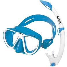 Barn Simfötter Seac Snorkelset Bella Ljusblå 8-16 år Snorkel