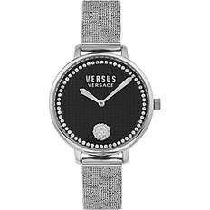 Versus Versace Two-Hand La Villette Silver-Tone Bracelet 36mm Silver