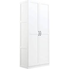 Manhattan Comfort Hopkins White Wardrobe 29.6x71.1"