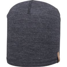 Svarte Luer Lindberg Flen Merino Hat - Black Melange