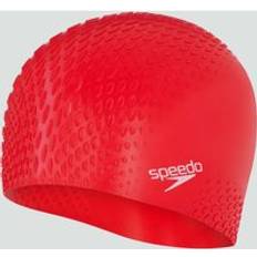Speedo Adult Bubble Active Cap Red
