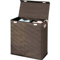 mDesign Extra Large Divided Laundry Hamper Basket