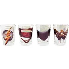 Bicchierini Silver Buffalo Justice League Shot Glass