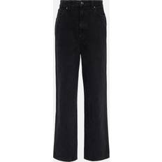 Khaite High-Rise Jeans Martin Schwarz