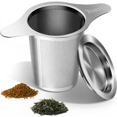 Stainless Steel Tea Strainers Yoassi Extra Fine FDA Approved 18/8 Steel Infuser Tea Strainer