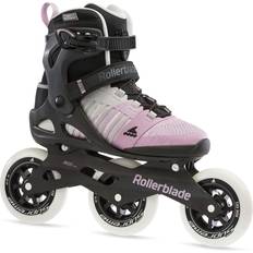 Womens roller skates Rollerblade Macroblade 3WD Womens Inline Skates 2021, Blk/Gry/Pink