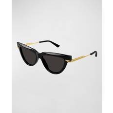Solbriller Bottega Veneta Dame Cat-Eye Solbriller - Black