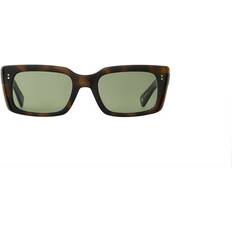 Garrett Leight GL 3030 Sun Glasses - Spotted Brown