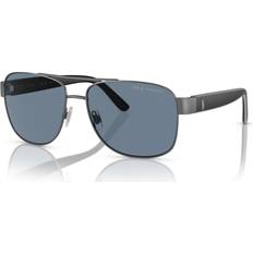 Polo Ralph Lauren PH3122 91572V Matte Polarized \Polarized Blue\