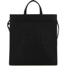 Fendi Black Medium Go To Shopper Shopping Bag Black