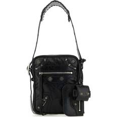 Balenciaga Schoudertassen Balenciaga Black Leather Le Cagole Men Crossbody Bag