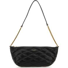Black Leather Shoulder Bag