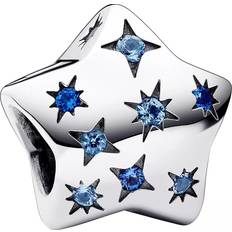 Pandora Bold Sparkling Star Charm - Silver/Blue