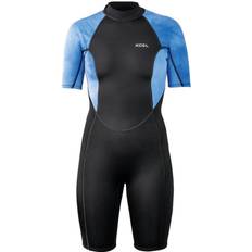 Womens 2mm Axis Spring Shorty Wetsuit Graphite/Tie Dye