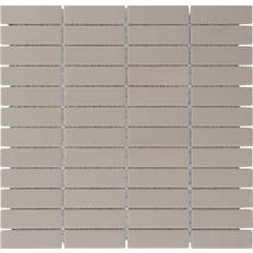 Grau Mosaik Keramik Mosaik Light grey, 28,6x29,5x0,5