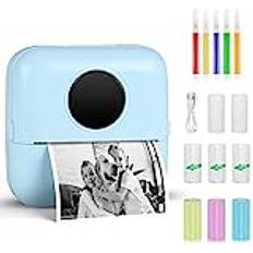 Portable photo printer KK Portable Mini Photo Printer Bluetooth
