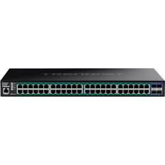 Ports gigabit poe ethernet switch Trendnet TPE-3524SF Switch 52 Ports Gigabit Ethernet PoE+