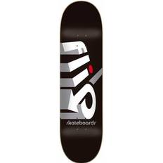 Flip Strobe Skateboard Deck Black Black 8"