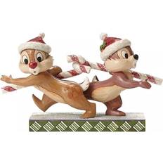 Disney 4051975 Tradition Candy Cane Caper Chip 'N' Dale Prydnadsfigur