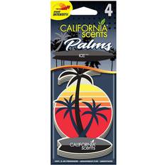 Röda Luftfräschare California Car Scents E302692400 Palms luftrenare Ice, 4 stycken