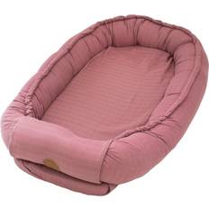 Rød Babynests Markland Pure Musselin Babynest, Dusty Rose