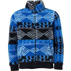 Noir Vêtements en polaire Peak Performance Junior Pile Zip Jacket Blue/Black Unisex