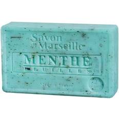 Savon de Marseille Chatelard Marseille Soap with Sweet Almond Oil Mint Leaves 100g