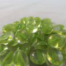 Glass Gaming Stones Green Catseye 40